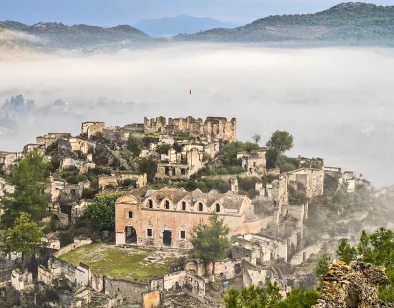 Ghost Town (Kayaköy) & Babadağ Cable Car Tour | Blue Lagoon & Panoramic Views